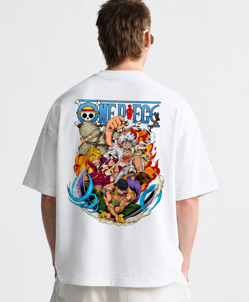 youcentric ONE PIECE: Monster Trio Oversized Graphic Tee